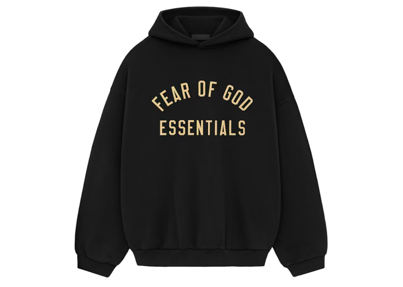 Fear of God Essentials Fleece II Hoodie Black