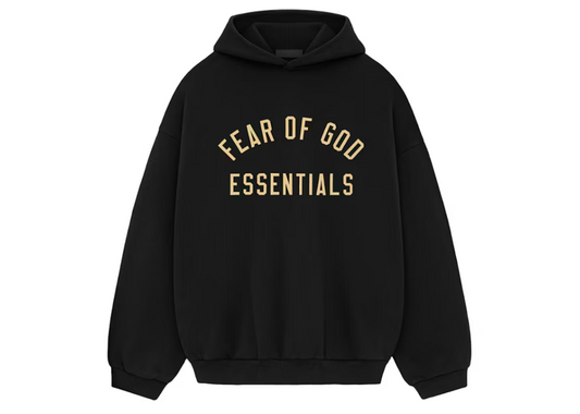 Fear of God Essentials Fleece II Hoodie Black