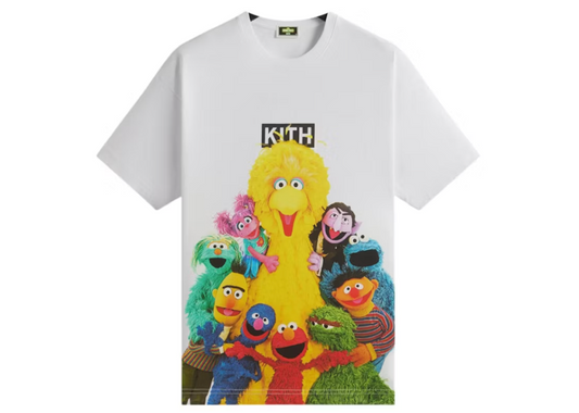 Kith x Sesame Street Group Hug Tee White