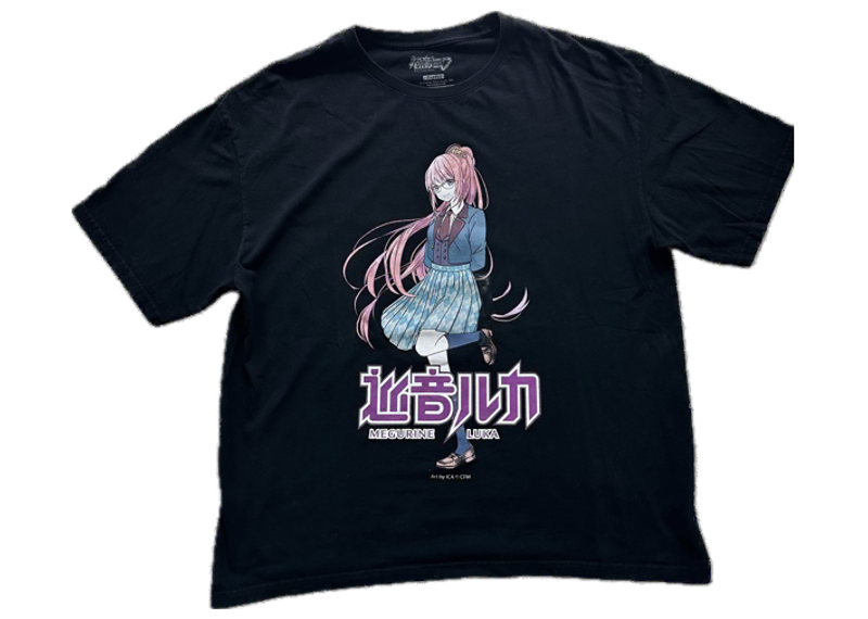 Megurine Luka Tee Black