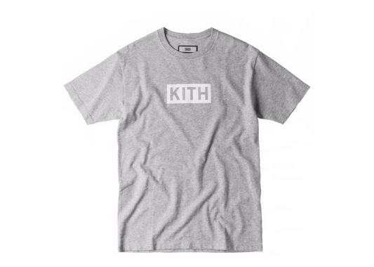 Kith Classic Logo Tee Heather Grey