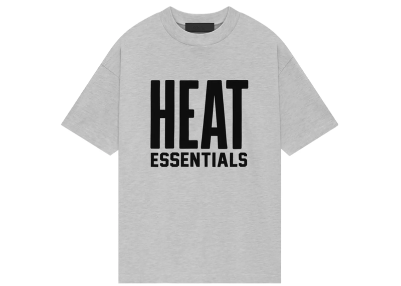 Fear of God Essentials NBA Heat Tee Light Heather