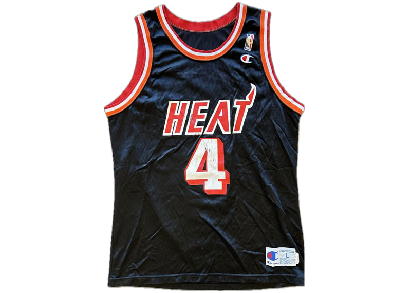 Champion 90s Miami Heat Roni Seikaly Jersey