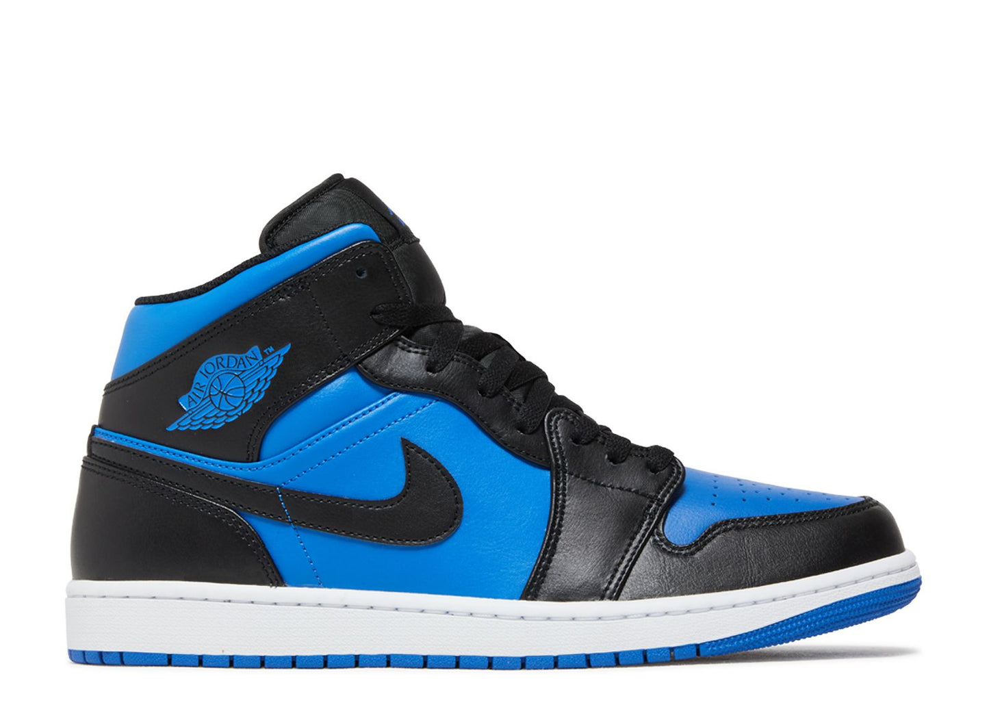 Air Jordan 1 Mid Black Royal Blue