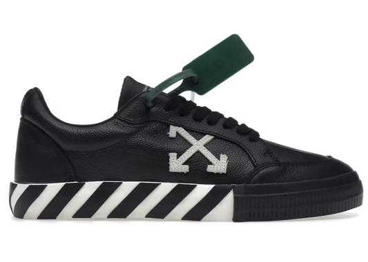 OFF-WHITE Vulc Low Leather Black White SS22