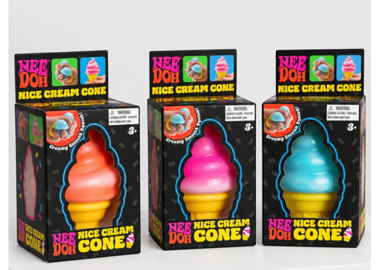 NeeDoh Nice Cream Cone (1 Random Color)