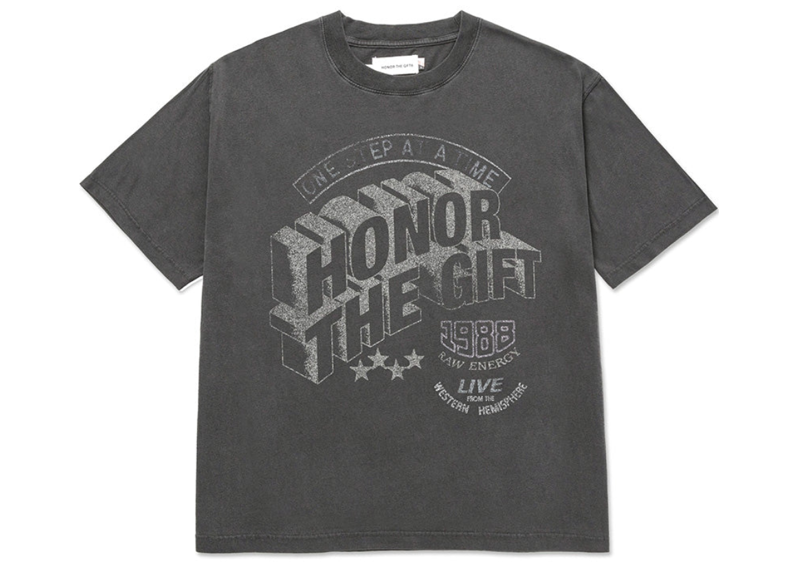 Honor The Gift Raw Energy T-Shirt Black