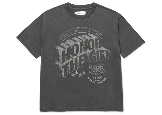 Honor The Gift Raw Energy T-Shirt Black