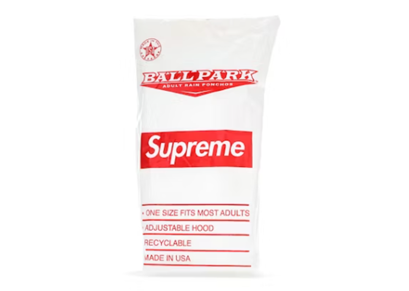 Supreme Ballpark Rain Poncho