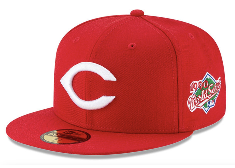 Cincinnati Reds New Era Red 1990 World Series Wool 59FIFTY Fitted Hat