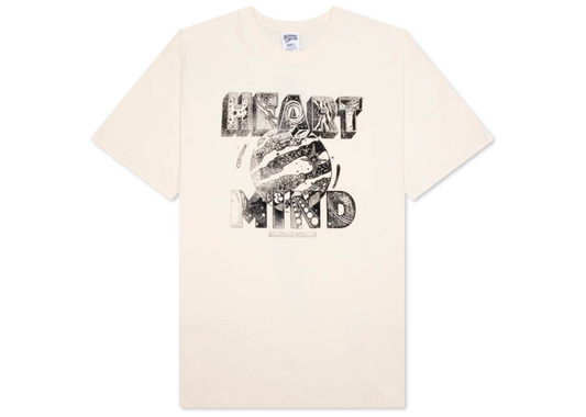 Billionaire Boys Club BB Heart Mind Ss Knit - Winter White