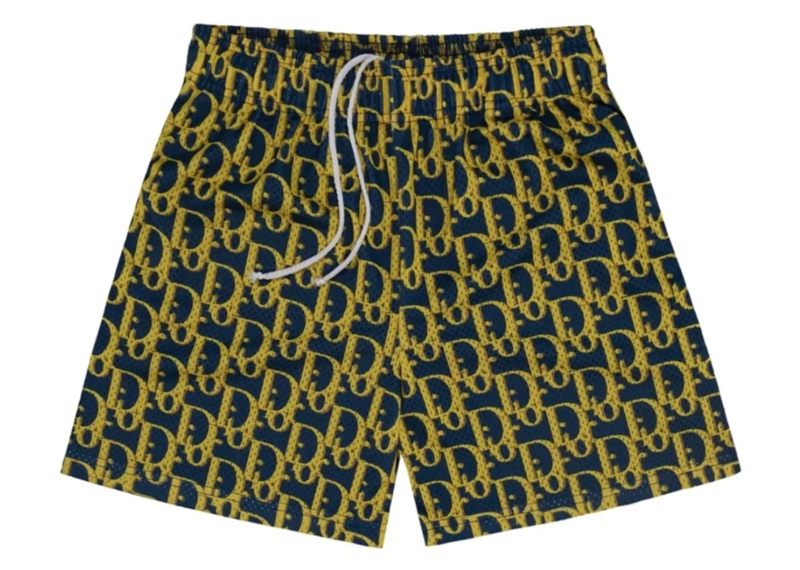 Bravest Studios Shorts Dior Navy/Yellow