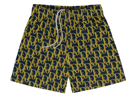 Bravest Studios Shorts Dior Navy/Yellow