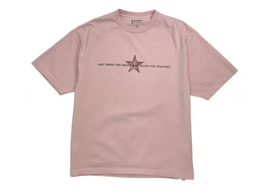 TRAVIS SCOTT UTOPIA FRONT ROW SEATS T-SHIRT FADED PINK