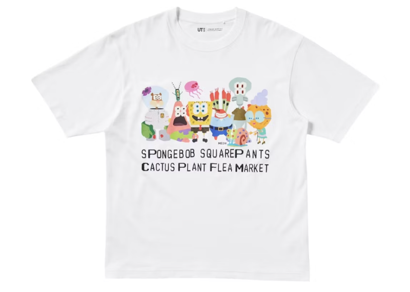 Uniqlo x CPFM Spongebob Squarepants UT Graphic II T-Shirt White