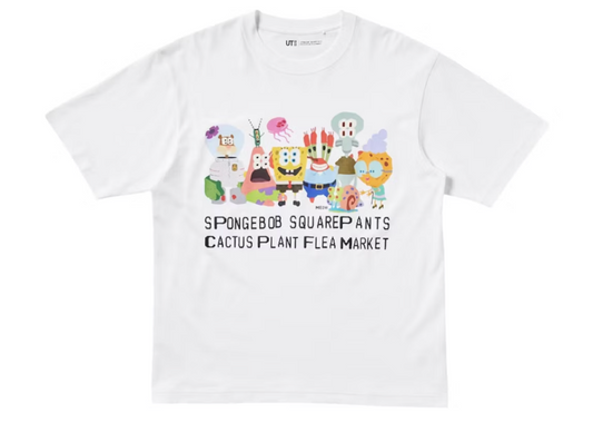 Uniqlo x CPFM Spongebob Squarepants UT Graphic II T-Shirt White