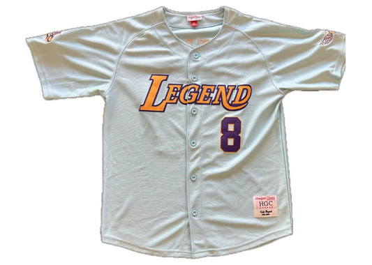 Kobe Bryant Legend Button Down Baseball Jersey