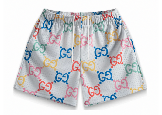 Bravest Studios Shorts Mega GG White/Rainbow