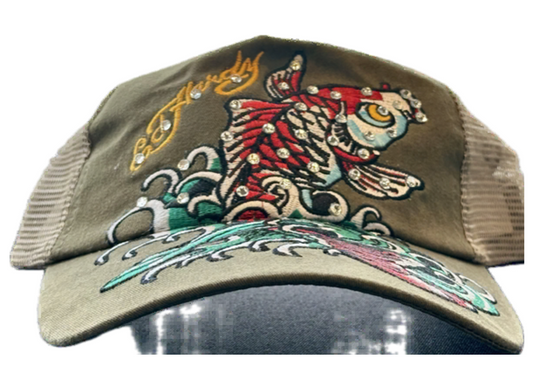 Ed Hardy Vintage Mesh Hat Cargo Khaki