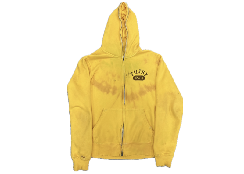 Filthy Distressed Zip Up Hoodie (1of 4)