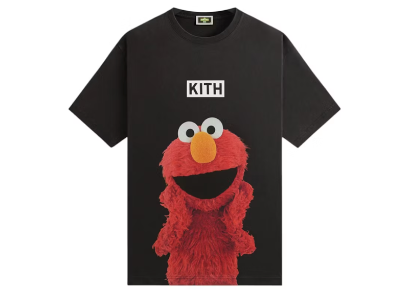 Kith x Sesame Street Elmo Tee Black