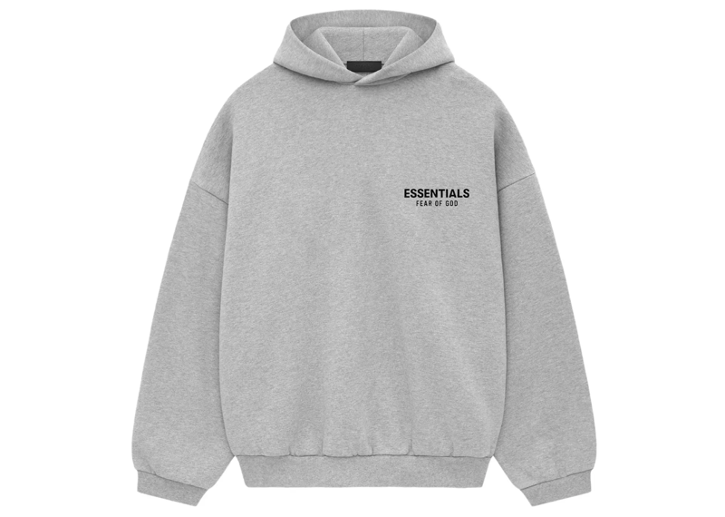 Fear of God Essentials Fleece Hoodie II Light Heather Grey