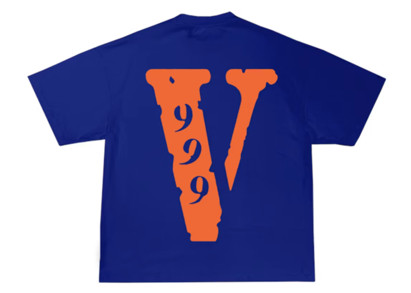 Juice Wrld x Vlone 999 Tee Blue