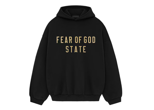 Fear of God Essentials Fleece Hoodie Black