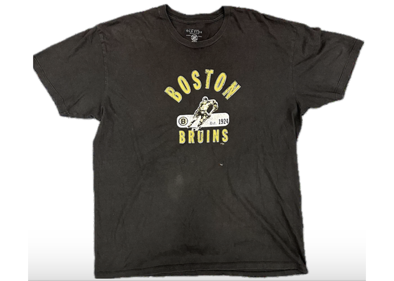 NHL Boston Bruins Black Tee