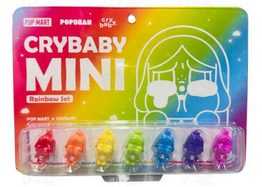 Popmart Crybaby Mini Rainbow Set