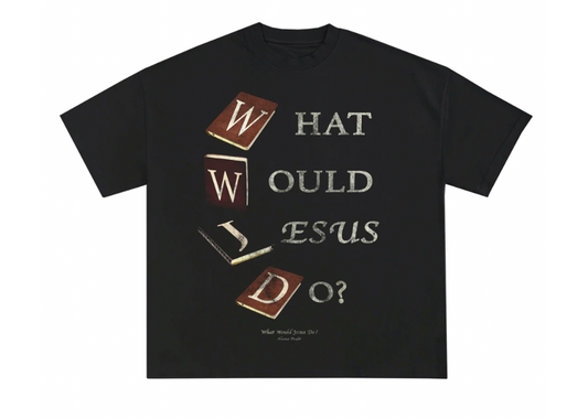 Neaux Doubt What Would Jesus Do Tee Black