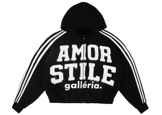 BLACK AMOR TRACK ZIP UP
