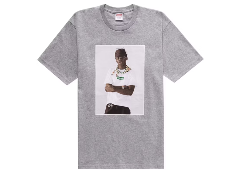 Supreme Tyler The Creator Tee Heather Grey