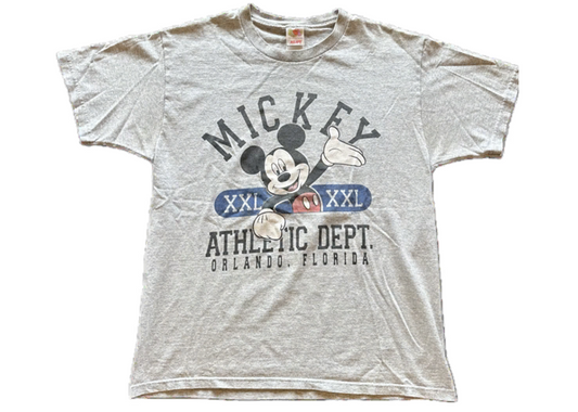 Mickey Athletic Dept Tee Heather Grey