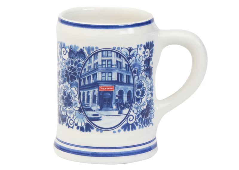 Supreme Royal Delft 190 Bowery Beer Mug