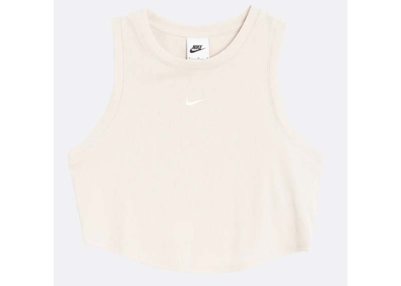 Wmns Nike Essentials Ribbed Crop Top Orewood