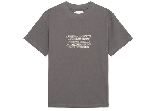 Rose From Concrete Honor The Gift Tee Grey