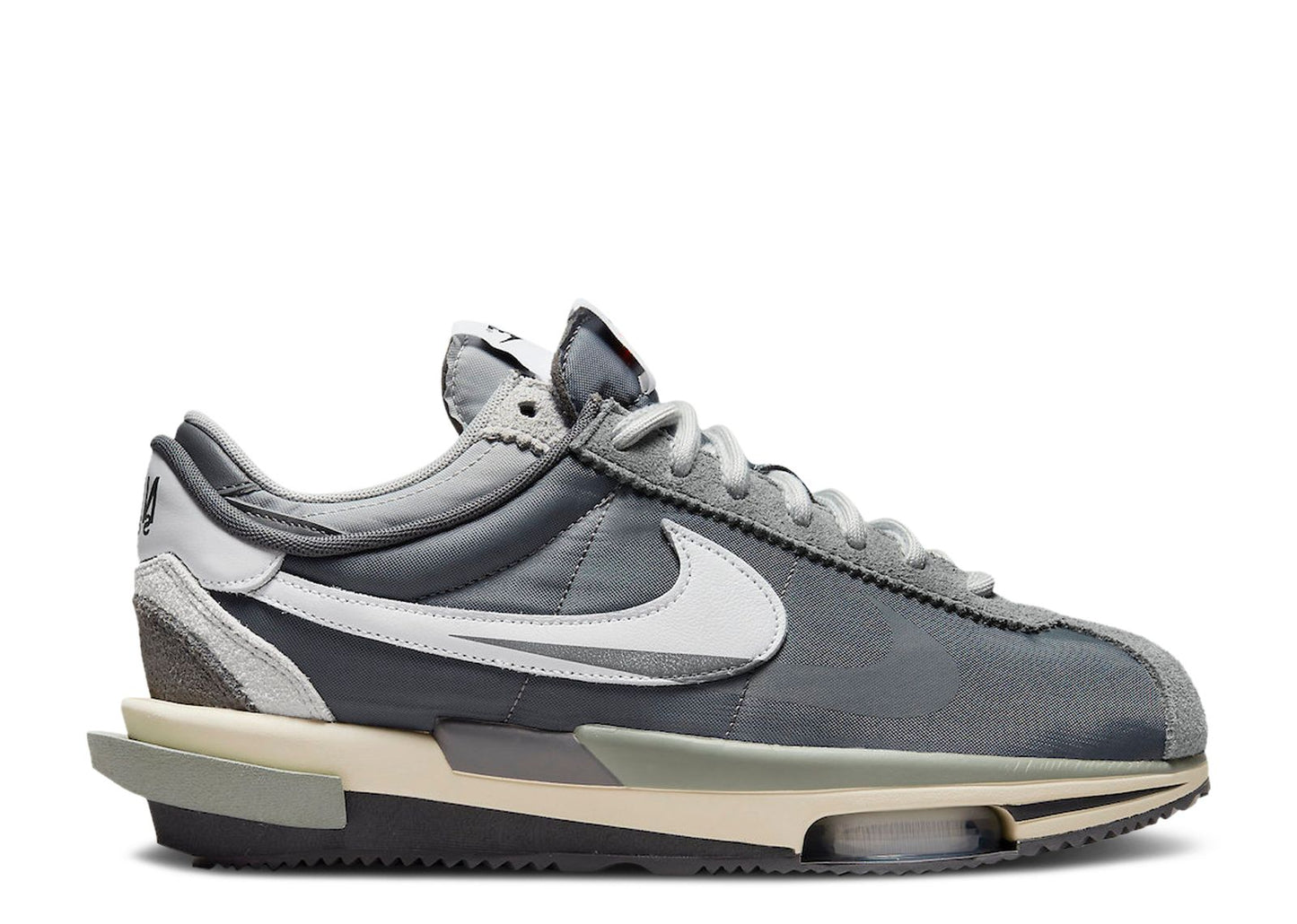 sacai x Cortez 4.0 Iron Grey