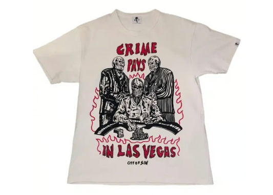 Warren Lotas Crime Pays Off In Vegas Tee