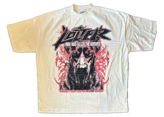 LOITER Logo Dog Tag Oversized T-Shirt