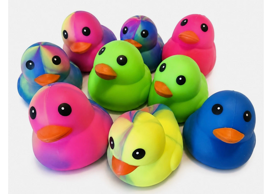 Toymendous Squeeezy Duck Squishy (1 Random Color)