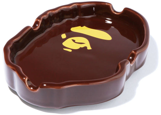 BAPE Ape Head Ashtray Brown