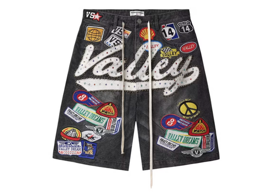 Vale Forever Black 1980s Jorts Black/Wash