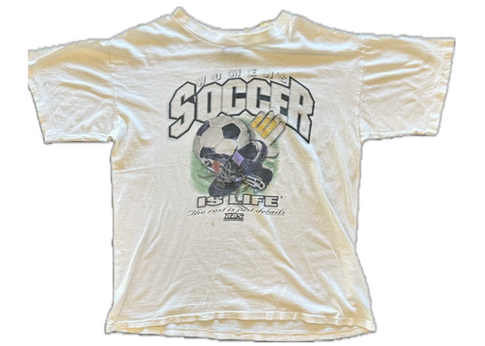 1997 Womens Soccer is Life Vintage Tee