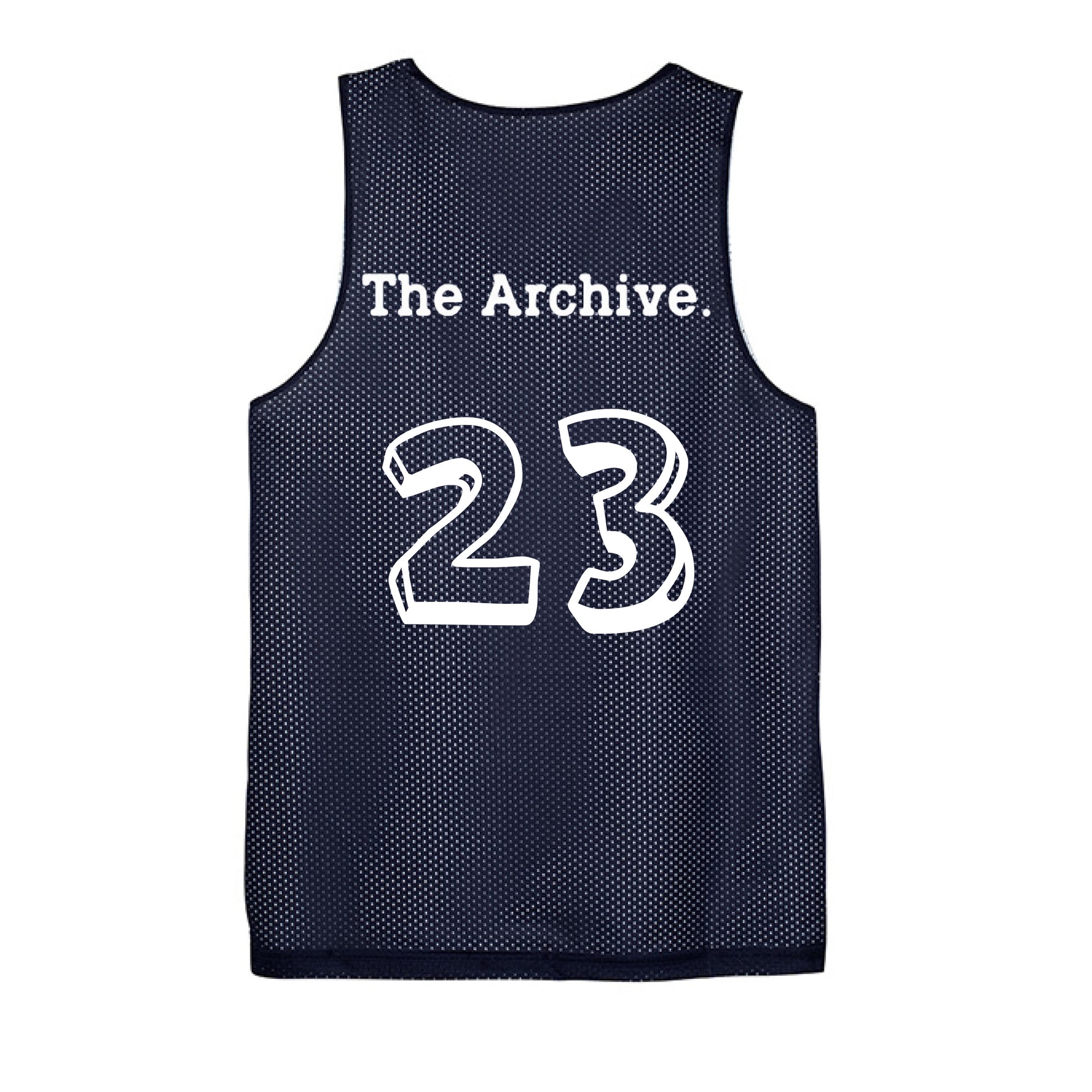 NAVY/WHITE - BACK