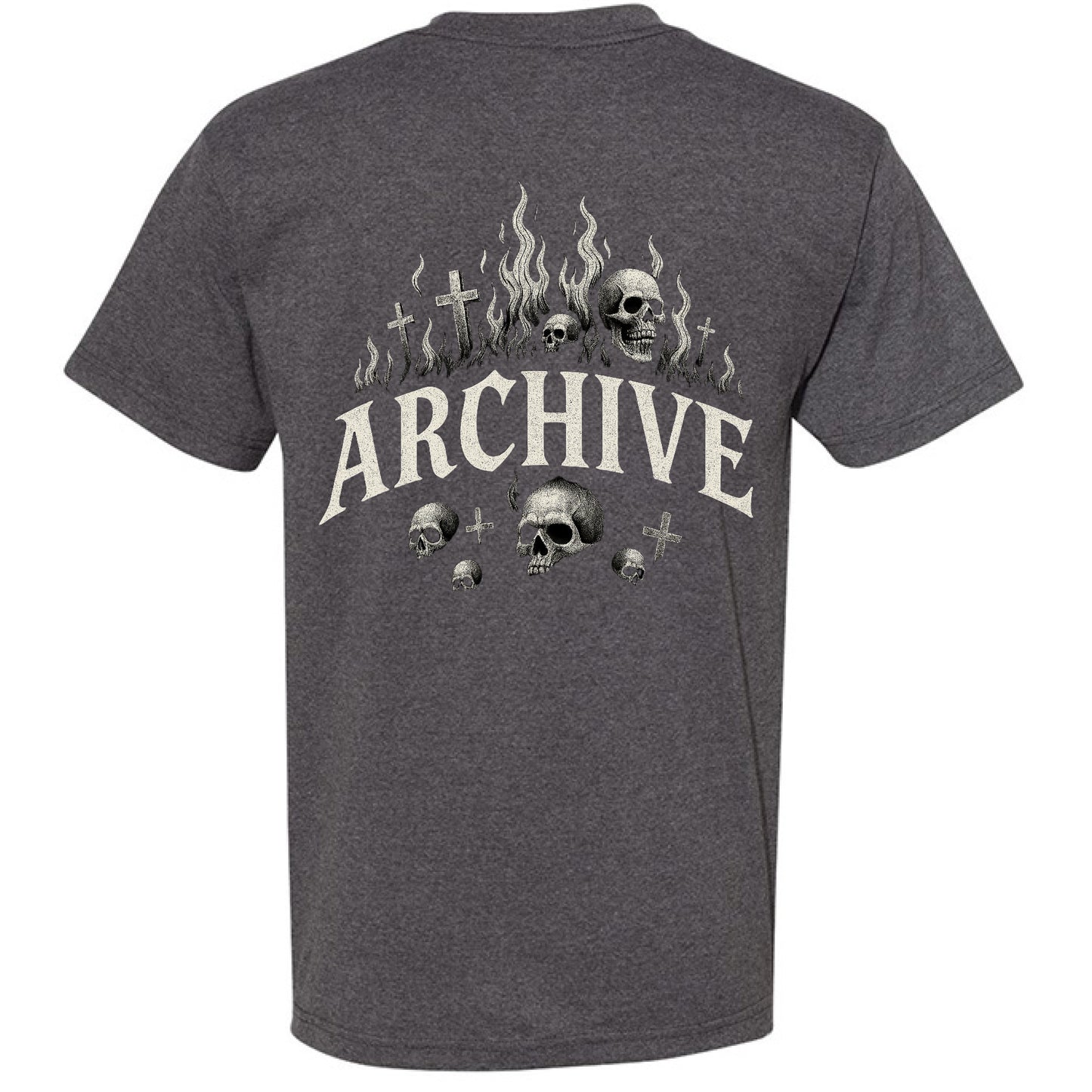 CHARCOAL HEATHER - BACK