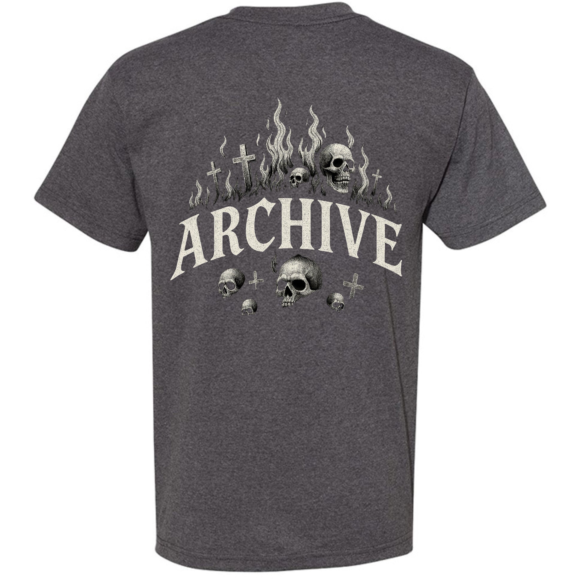 CHARCOAL HEATHER - BACK