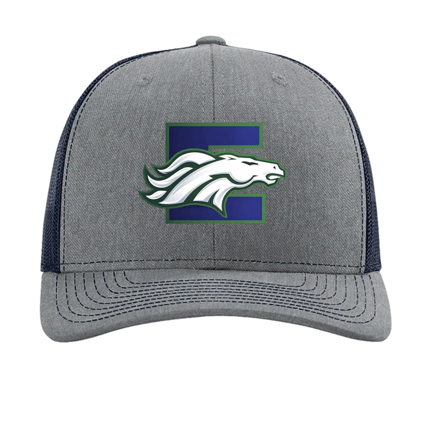 Heather Grey/ Navy - FRONT