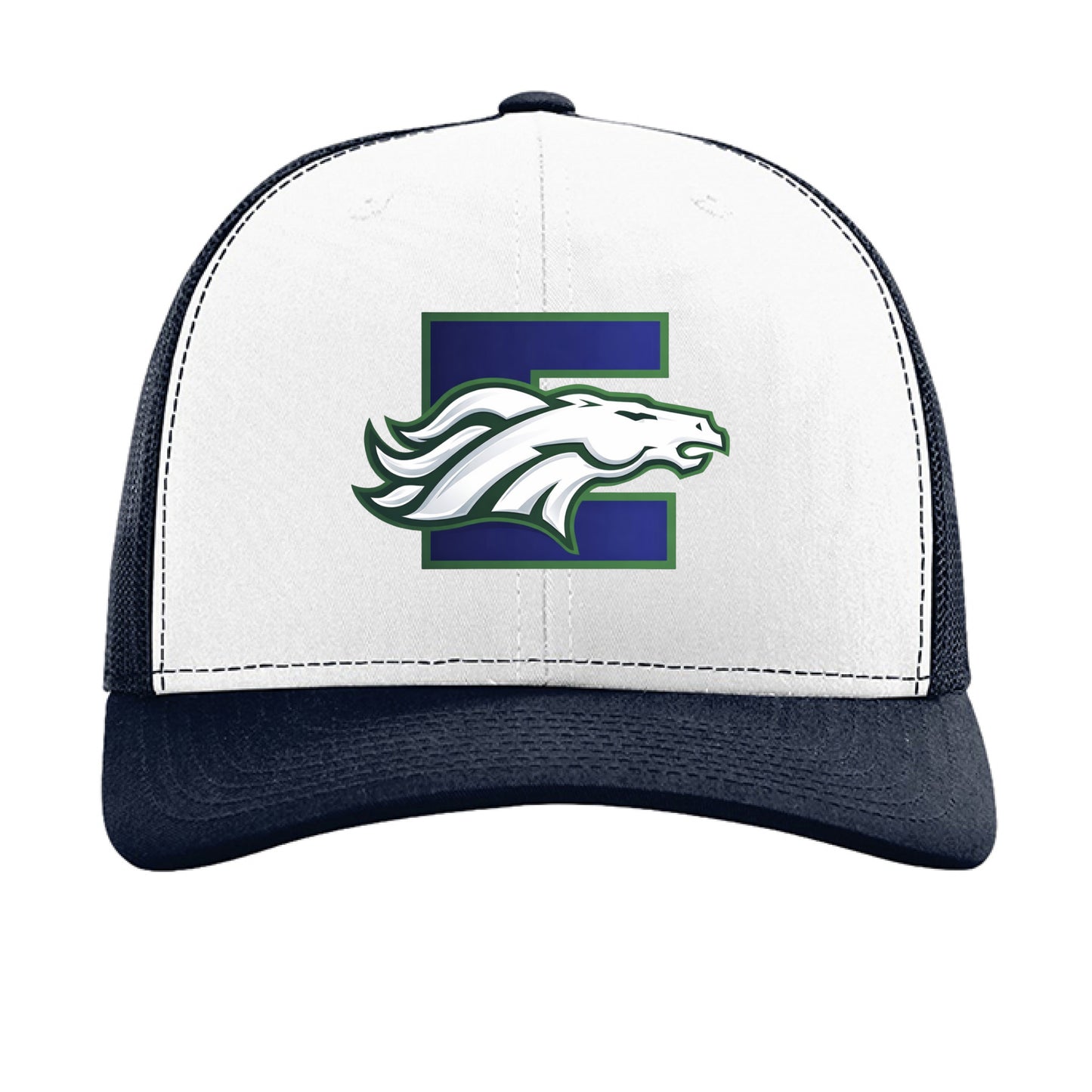 White/ Navy - FRONT