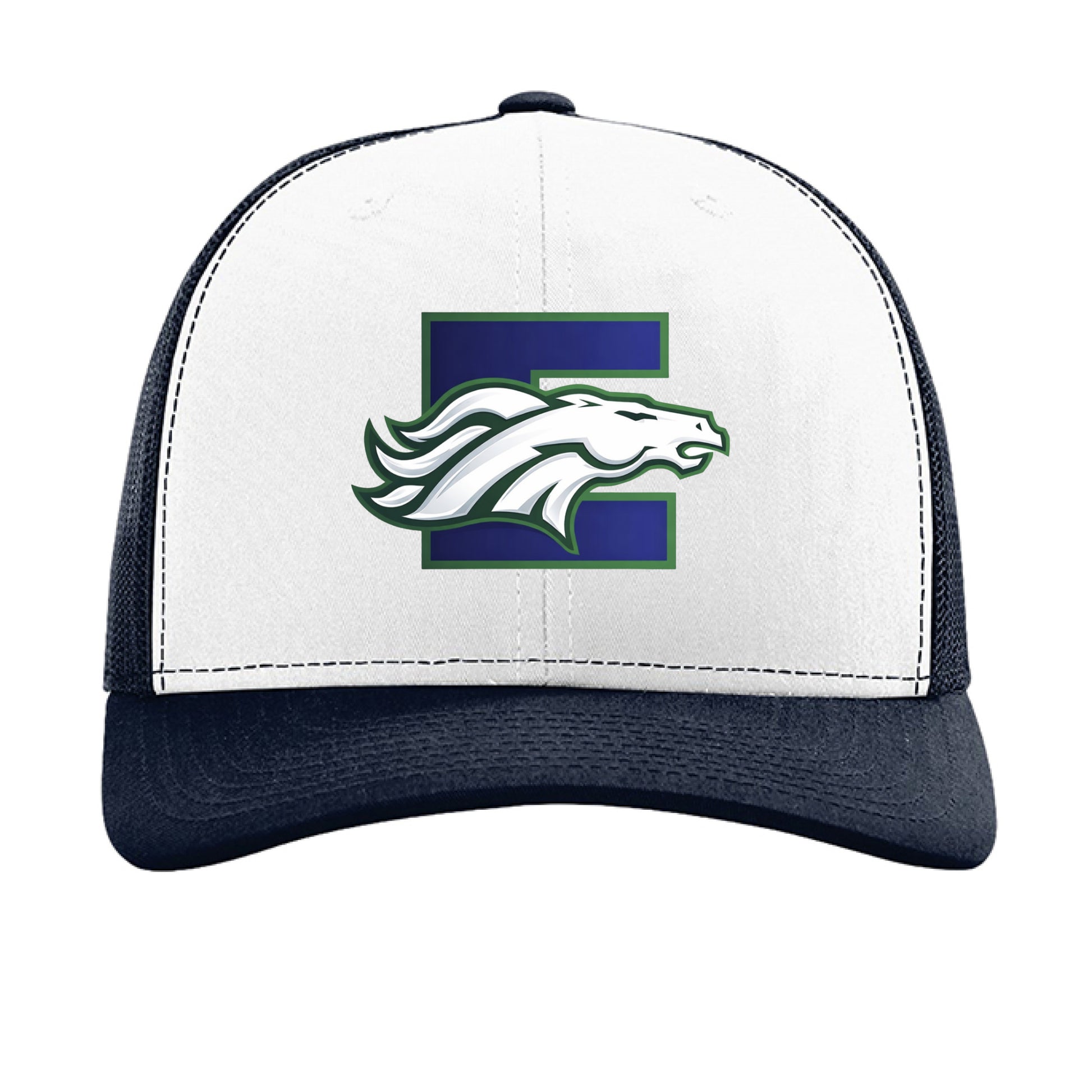 White/ Navy - FRONT